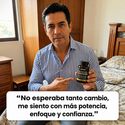 Potencia Masculina | Apoyo Natural para Energía y Rendimiento