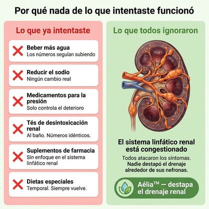 Aélia™ - Fórmula para Riñones y Drenaje Linfático Renal