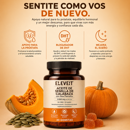ELEVEIT® | Apoyo Natural para Próstata, Vejiga y Riñones